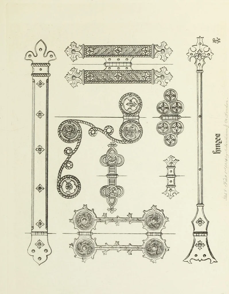 An illustration from Ornaments of the 15th and 16th centuries, 1835, leaf 162