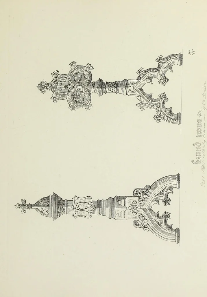 An illustration from Ornaments of the 15th and 16th centuries, 1835, leaf 166