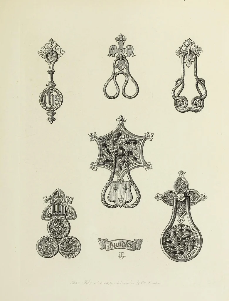 An illustration from Ornaments of the 15th and 16th centuries, 1835, leaf 176
