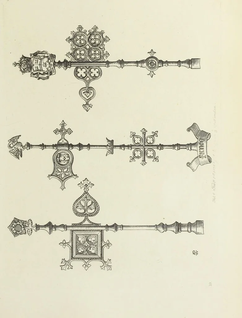 An illustration from Ornaments of the 15th and 16th centuries, 1835, leaf 192