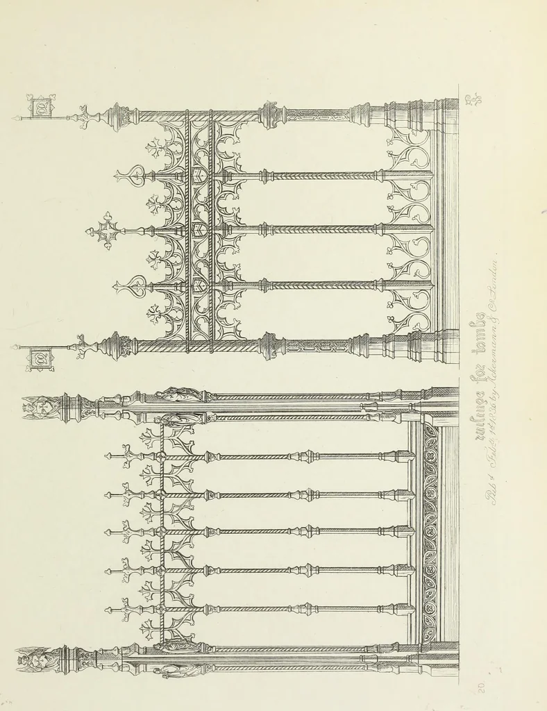 An illustration from Ornaments of the 15th and 16th centuries, 1835, leaf 194