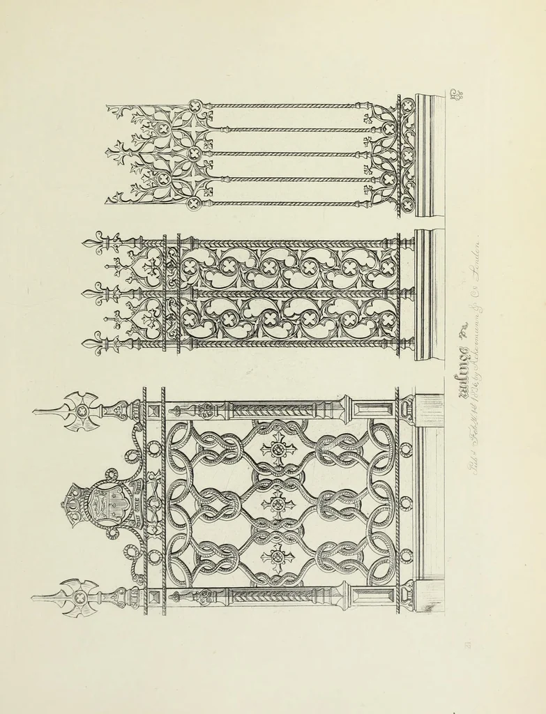 An illustration from Ornaments of the 15th and 16th centuries, 1835, leaf 196