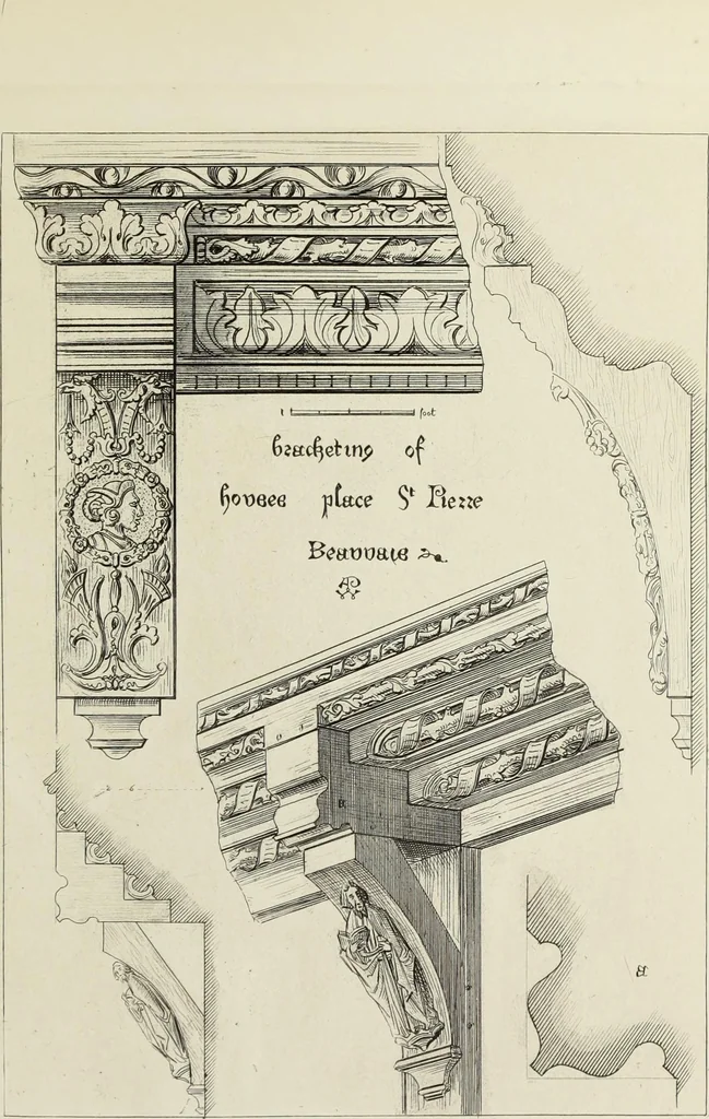 An illustration from Ornaments of the 15th and 16th centuries, 1835, leaf 20