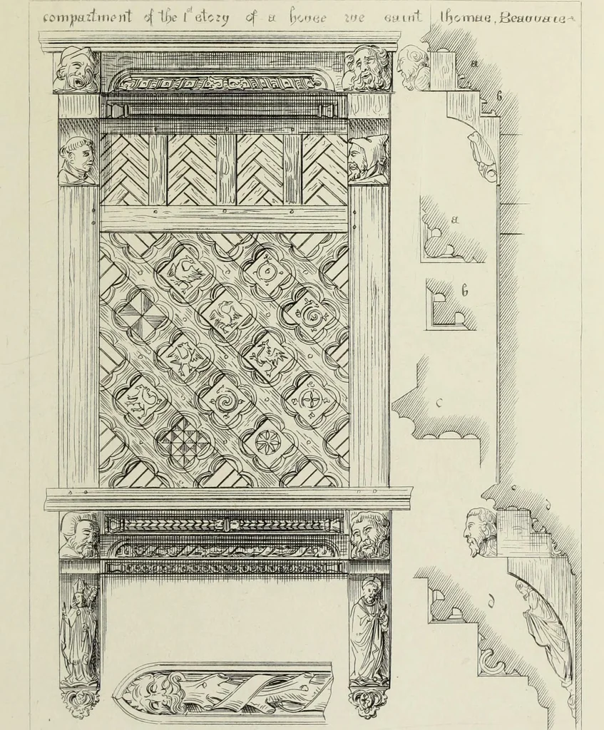 An illustration from Ornaments of the 15th and 16th centuries, 1835, leaf 22