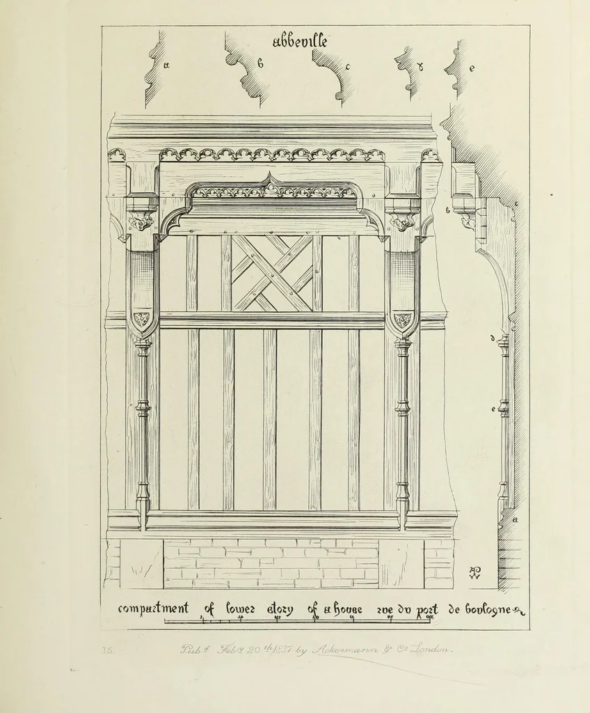 An illustration from Ornaments of the 15th and 16th centuries, 1835, leaf 36