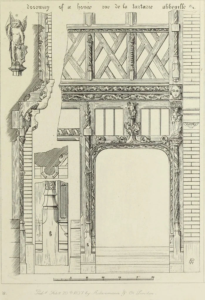 An illustration from Ornaments of the 15th and 16th centuries, 1835, leaf 42