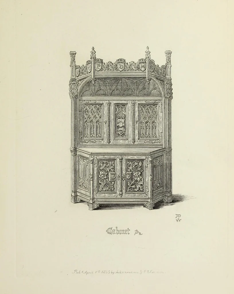 An illustration from Ornaments of the 15th and 16th centuries, 1835, leaf 54