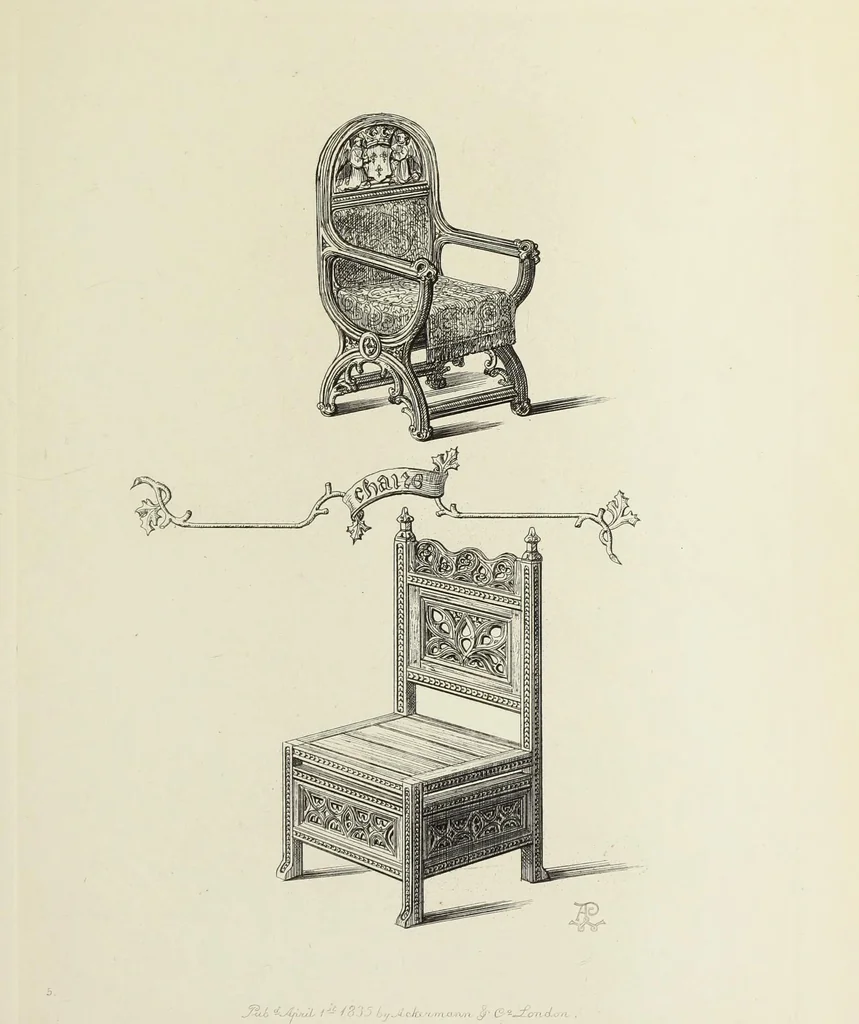 An illustration from Ornaments of the 15th and 16th centuries, 1835, leaf 60