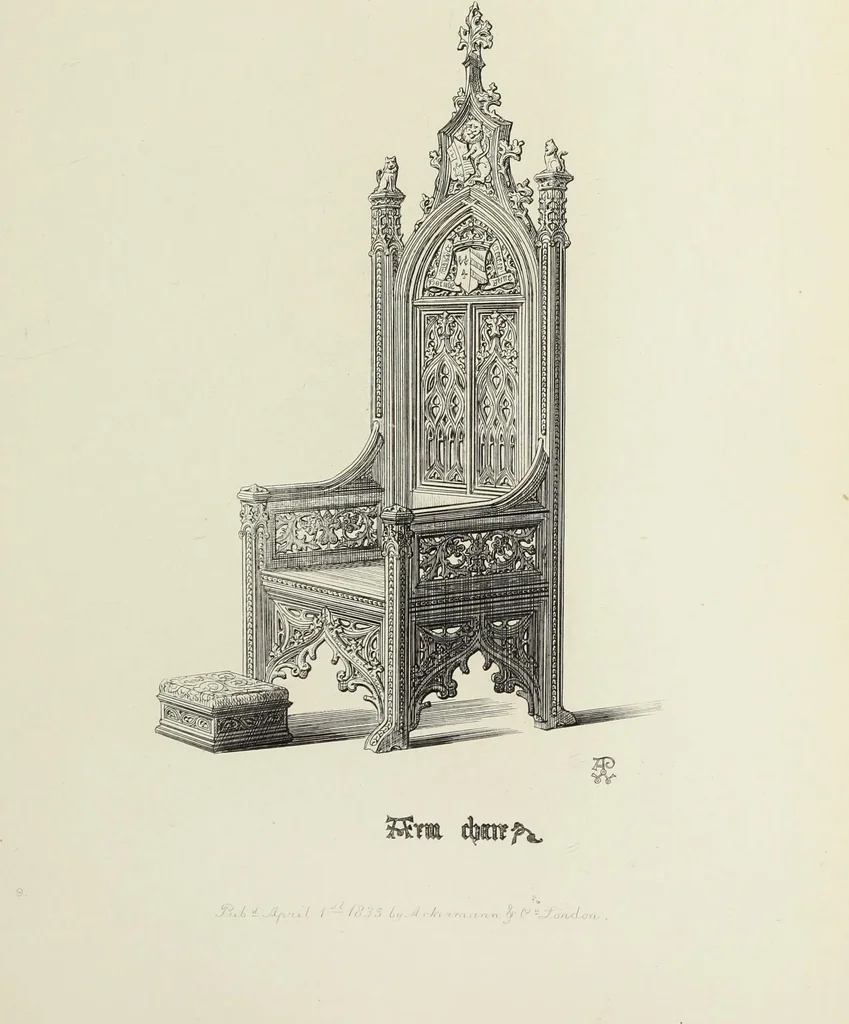 An illustration from Ornaments of the 15th and 16th centuries, 1835, leaf 68