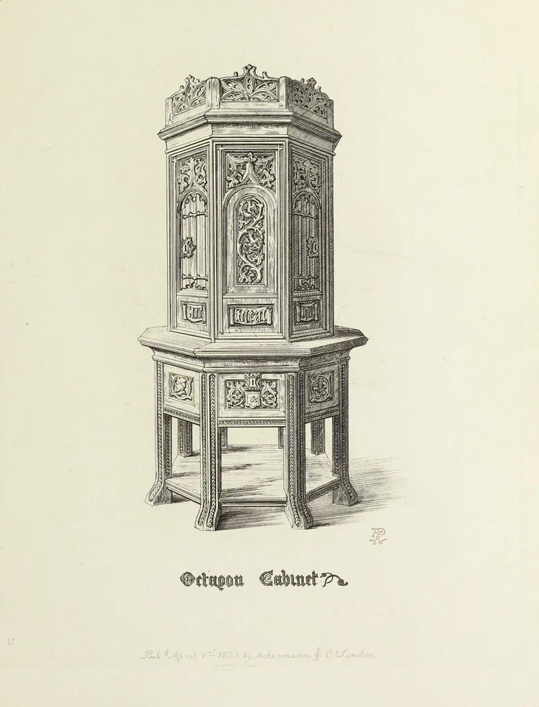 An illustration from Ornaments of the 15th and 16th centuries, 1835, leaf 84