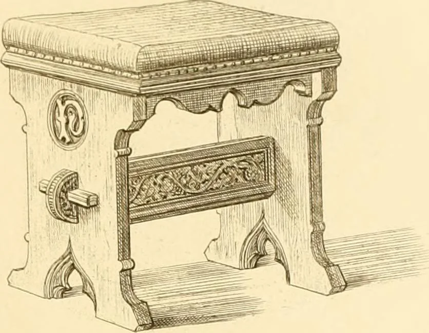 An illustration from Ornaments of the XVth and XVIth centuries. Ancient timber houses at Rouen, Caen, Bauvais, &c., Gothic furniture of the XVth century. Designs for gold & silver ornaments, and designs for iron & brass-work in the style of the XVth & XVIth centuries, 1836, leaf 92