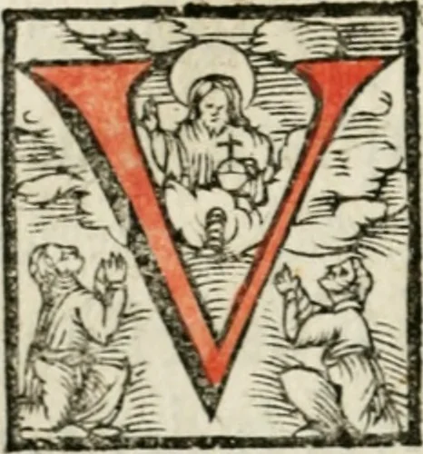 An illustration from Ornatvs ecclesiasticvs, hoc est, Compendivm praecipvarvm rervm, qvibvs qvaevis rite decenterqve compositae ecclesiae exornari, ac redimiri debent : omnibus ecclesiarum praelatis & rectoribus, per totam Ratisbonensem Dioecesin cum primis necessarium, Latinè & Germanicè, adiectis etiam quarundam suppellectilium figuris, 1591, leaf 157