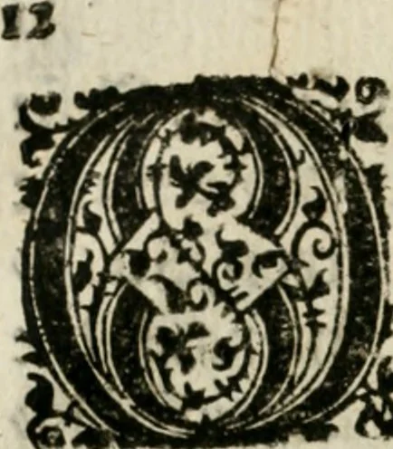 An illustration from Ornatvs ecclesiasticvs, hoc est, Compendivm praecipvarvm rervm, qvibvs qvaevis rite decenterqve compositae ecclesiae exornari, ac redimiri debent : omnibus ecclesiarum praelatis & rectoribus, per totam Ratisbonensem Dioecesin cum primis necessarium, Latinè & Germanicè, adiectis etiam quarundam suppellectilium figuris, 1591, leaf 183
