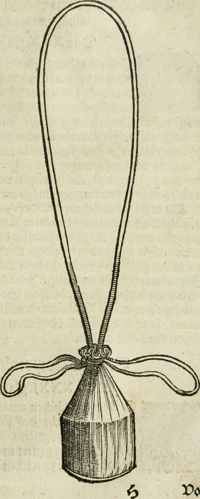 An illustration from Ornatvs ecclesiasticvs, hoc est, Compendivm praecipvarvm rervm, qvibvs qvaevis rite decenterqve compositae ecclesiae exornari, ac redimiri debent : omnibus ecclesiarum praelatis & rectoribus, per totam Ratisbonensem Dioecesin cum primis necessarium, Latinè & Germanicè, adiectis etiam quarundam suppellectilium figuris, 1591, leaf 228