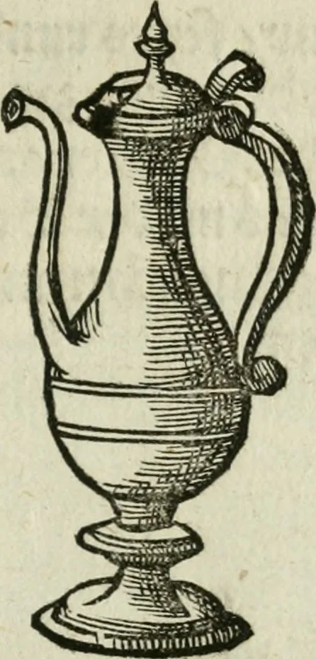 An illustration from Ornatvs ecclesiasticvs, hoc est, Compendivm praecipvarvm rervm, qvibvs qvaevis rite decenterqve compositae ecclesiae exornari, ac redimiri debent : omnibus ecclesiarum praelatis & rectoribus, per totam Ratisbonensem Dioecesin cum primis necessarium, Latinè & Germanicè, adiectis etiam quarundam suppellectilium figuris, 1591, leaf 318