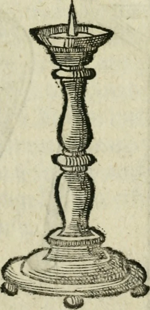 An illustration from Ornatvs ecclesiasticvs, hoc est, Compendivm praecipvarvm rervm, qvibvs qvaevis rite decenterqve compositae ecclesiae exornari, ac redimiri debent : omnibus ecclesiarum praelatis & rectoribus, per totam Ratisbonensem Dioecesin cum primis necessarium, Latinè & Germanicè, adiectis etiam quarundam suppellectilium figuris, 1591, leaf 328