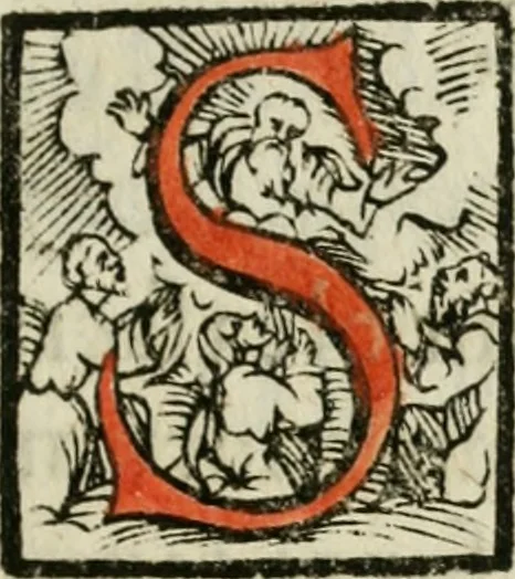 An illustration from Ornatvs ecclesiasticvs, hoc est, Compendivm praecipvarvm rervm, qvibvs qvaevis rite decenterqve compositae ecclesiae exornari, ac redimiri debent : omnibus ecclesiarum praelatis & rectoribus, per totam Ratisbonensem Dioecesin cum primis necessarium, Latinè & Germanicè, adiectis etiam quarundam suppellectilium figuris, 1591, leaf 74