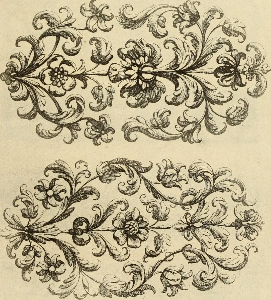 An illustration from Ornemens d'orfevrerie propres pour flanquer et amaller : nouveau livre d'ornemens d'orfevrerie, 1888, leaf 14