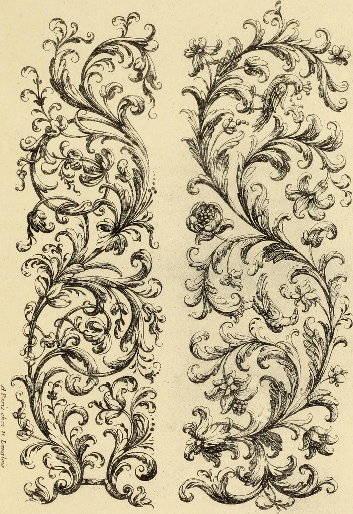 An illustration from Ornemens d'orfevrerie propres pour flanquer et amaller : nouveau livre d'ornemens d'orfevrerie, 1888, leaf 30
