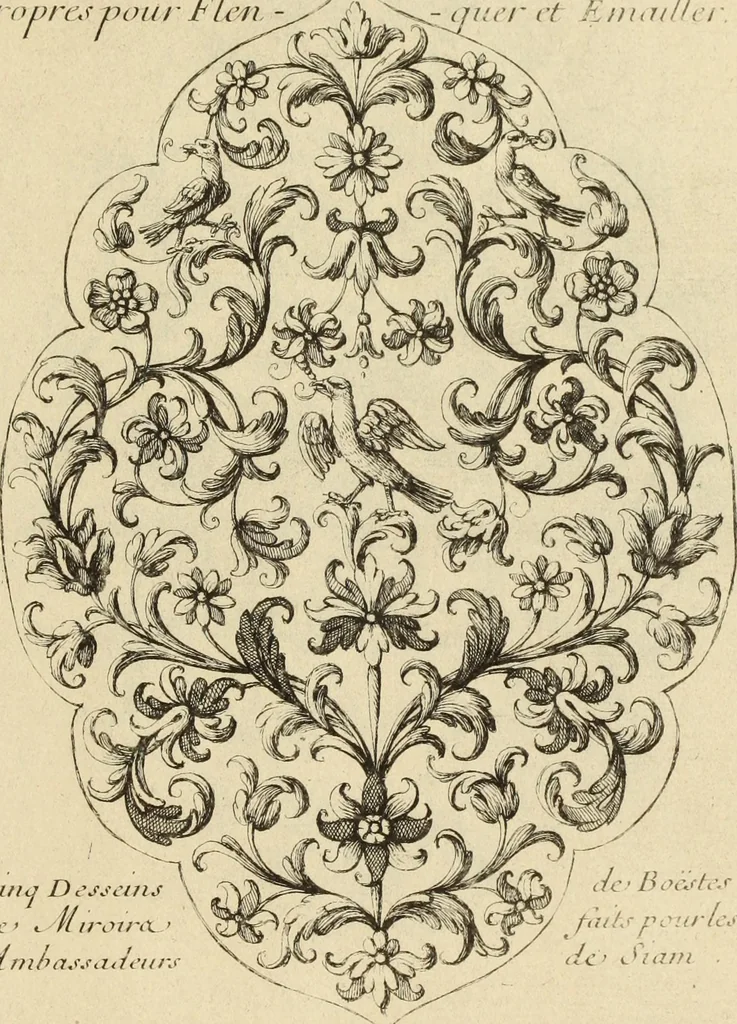 An illustration from Ornemens d'orfevrerie propres pour flanquer et amaller : nouveau livre d'ornemens d'orfevrerie, 1888, leaf 8