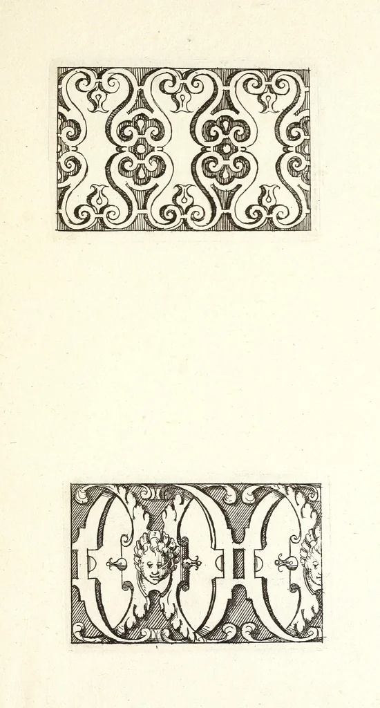 An illustration from Ornement de Ducerceau, leaf 13