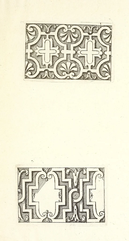 An illustration from Ornement de Ducerceau, leaf 15