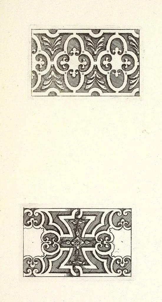 An illustration from Ornement de Ducerceau, leaf 17