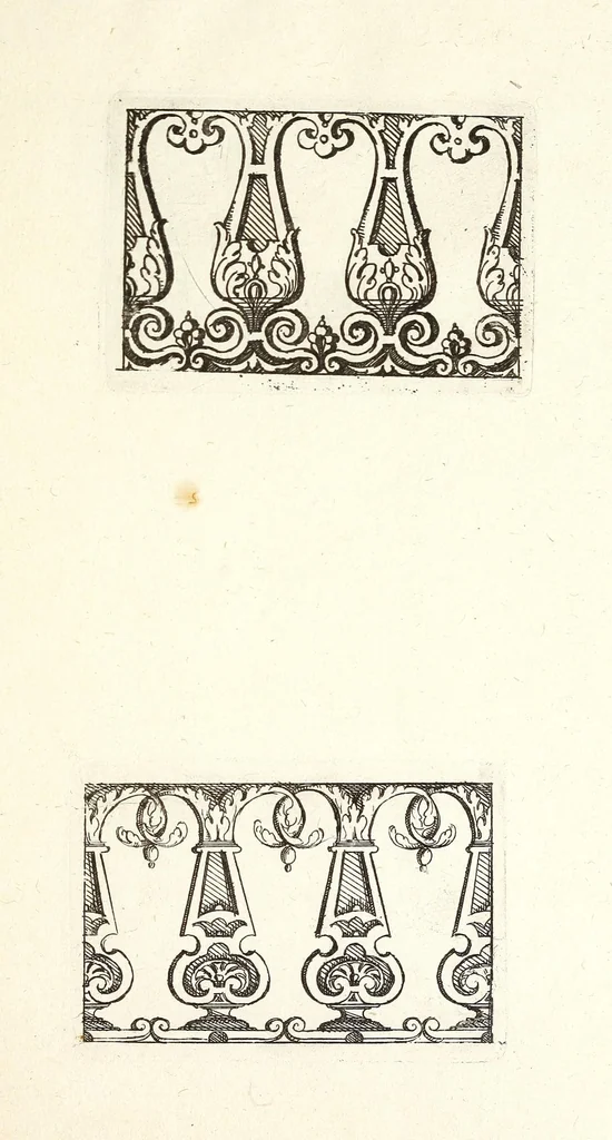An illustration from Ornement de Ducerceau, leaf 23
