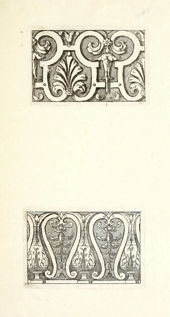 An illustration from Ornement de Ducerceau, leaf 29