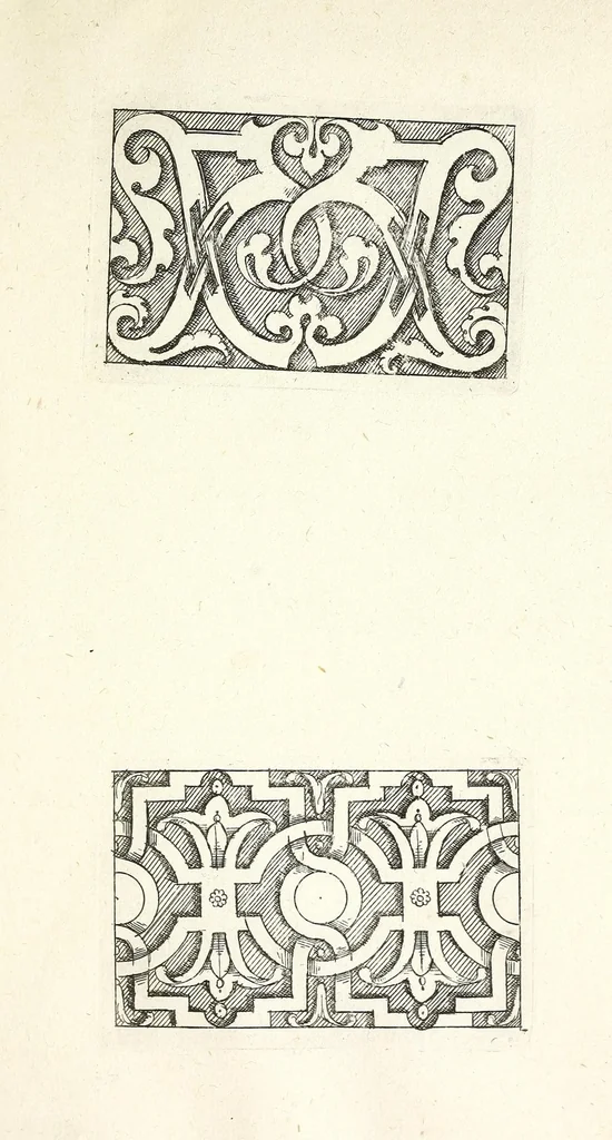 An illustration from Ornement de Ducerceau, leaf 39