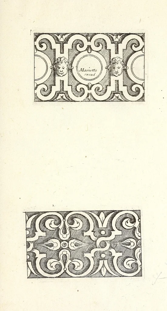 An illustration from Ornement de Ducerceau, leaf 7
