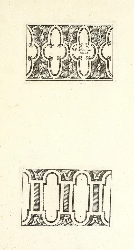 An illustration from Ornement de Ducerceau, leaf 9