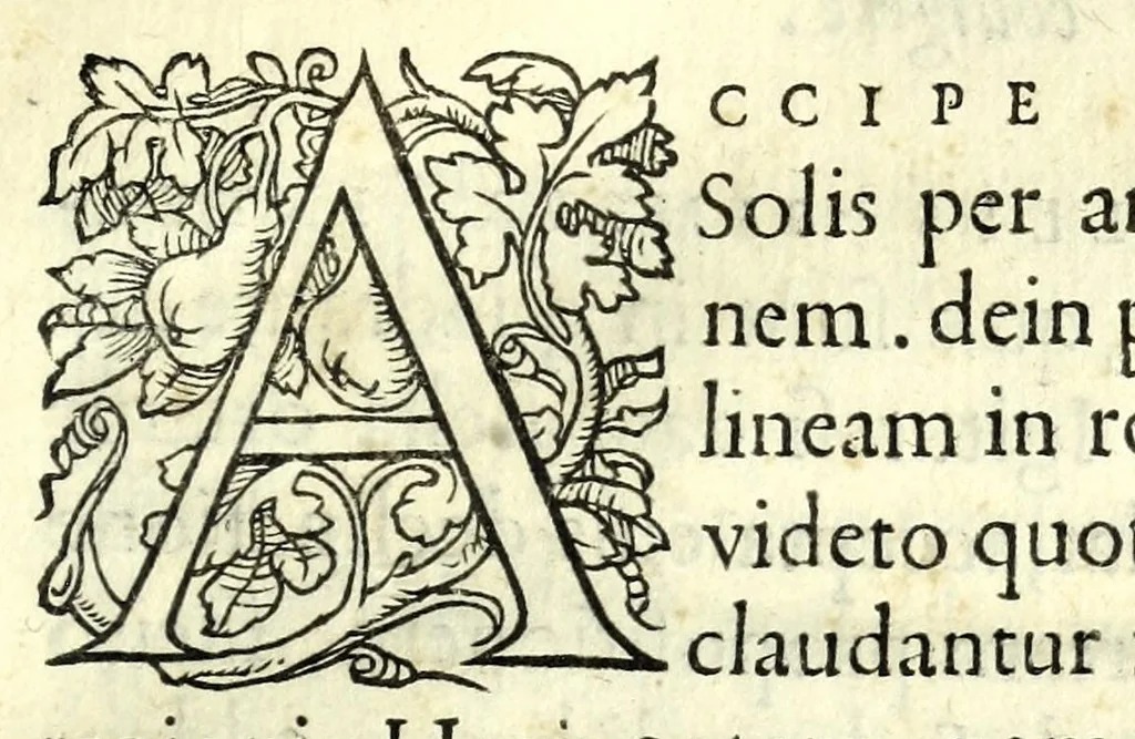 An illustration from Orontii Finei Delphinatis, regii mathematicarvm professoris, De solaribus horologiis & quadrantibus libri quatuor, 1560, leaf 231