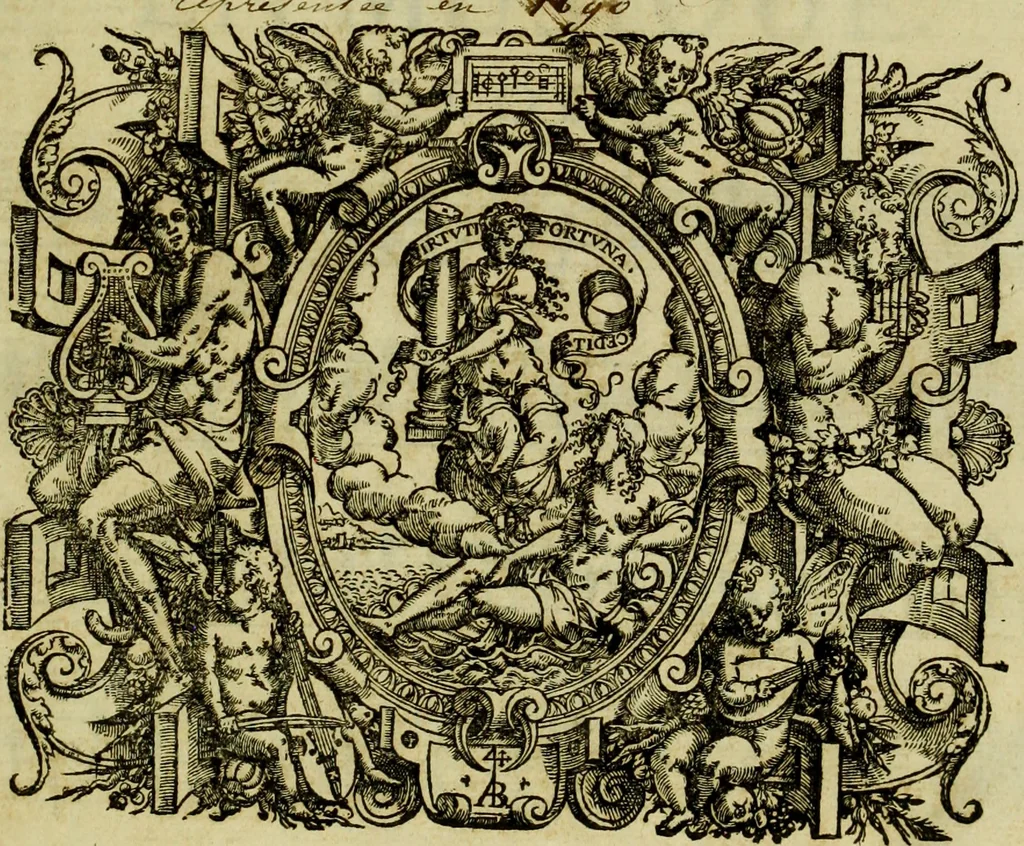 An illustration from Orphée, tragedie, 1690, leaf 4