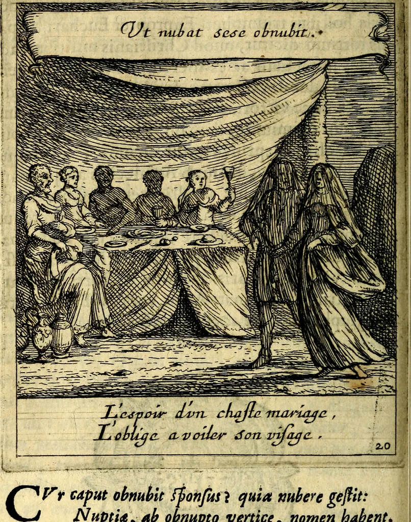 An illustration from Orphevs evcharisticvs. Sive devs absconditvs humanitatis illecebris illustriores mundi partes ad se pertrahens, vltroneas arcanae maiestatis adoratrices, 1657, leaf 181