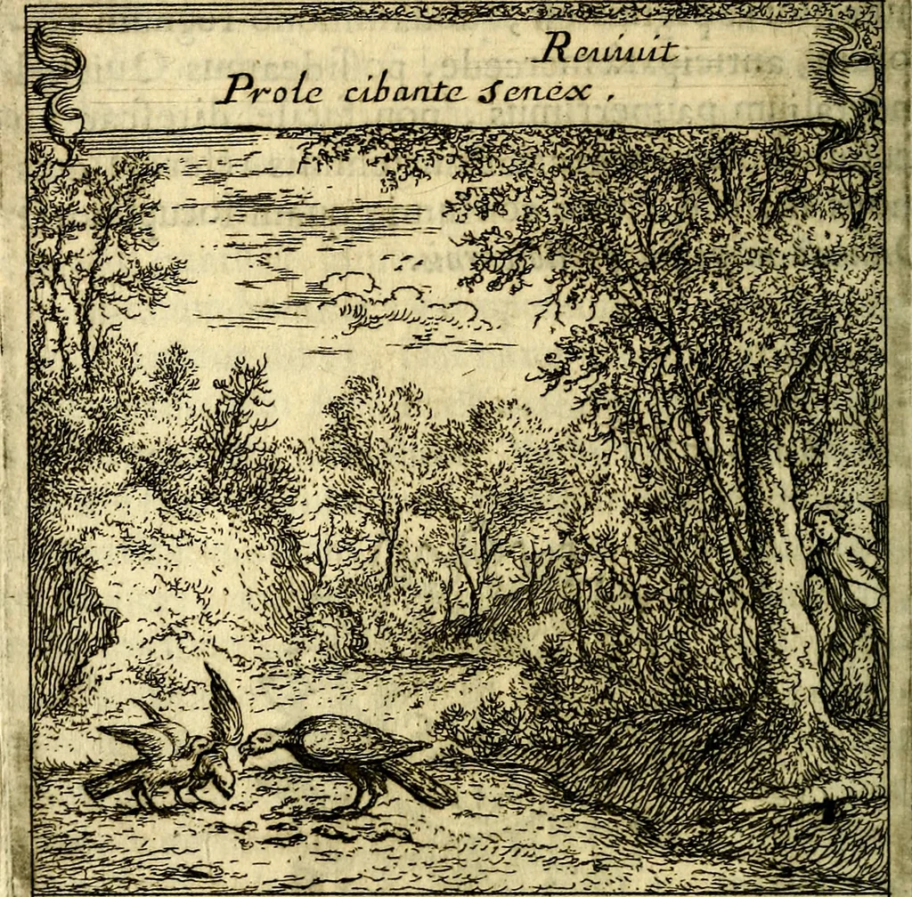 An illustration from Orphevs evcharisticvs. Sive devs absconditvs humanitatis illecebris illustriores mundi partes ad se pertrahens, vltroneas arcanae maiestatis adoratrices, 1657, leaf 205
