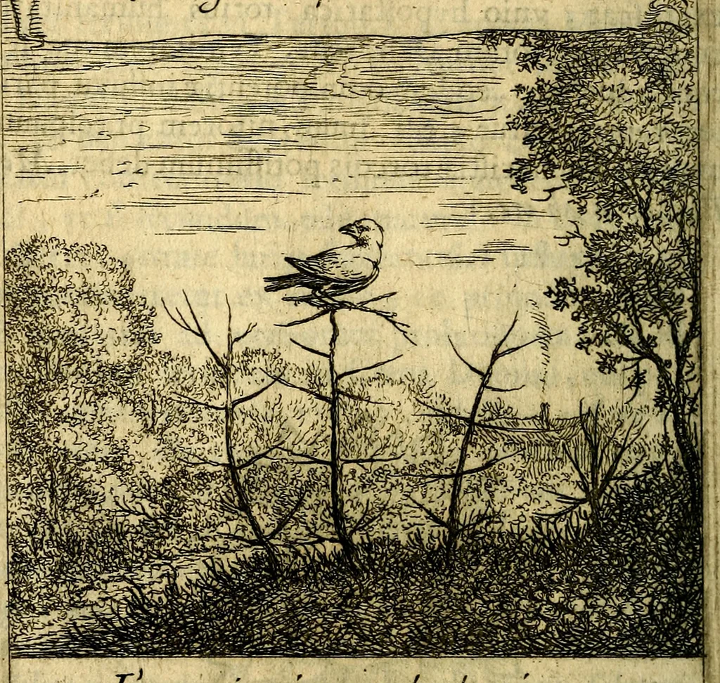 An illustration from Orphevs evcharisticvs. Sive devs absconditvs humanitatis illecebris illustriores mundi partes ad se pertrahens, vltroneas arcanae maiestatis adoratrices, 1657, leaf 257