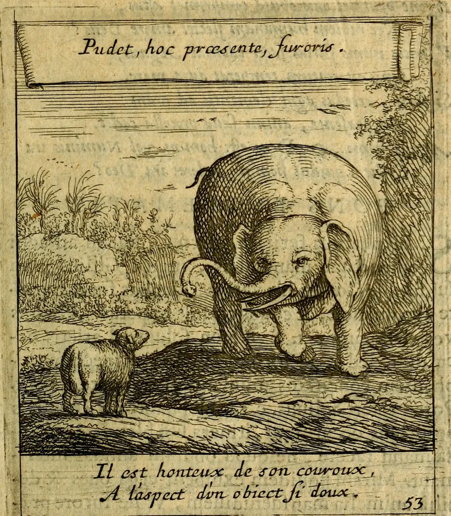 An illustration from Orphevs evcharisticvs. Sive devs absconditvs humanitatis illecebris illustriores mundi partes ad se pertrahens, vltroneas arcanae maiestatis adoratrices, 1657, leaf 386