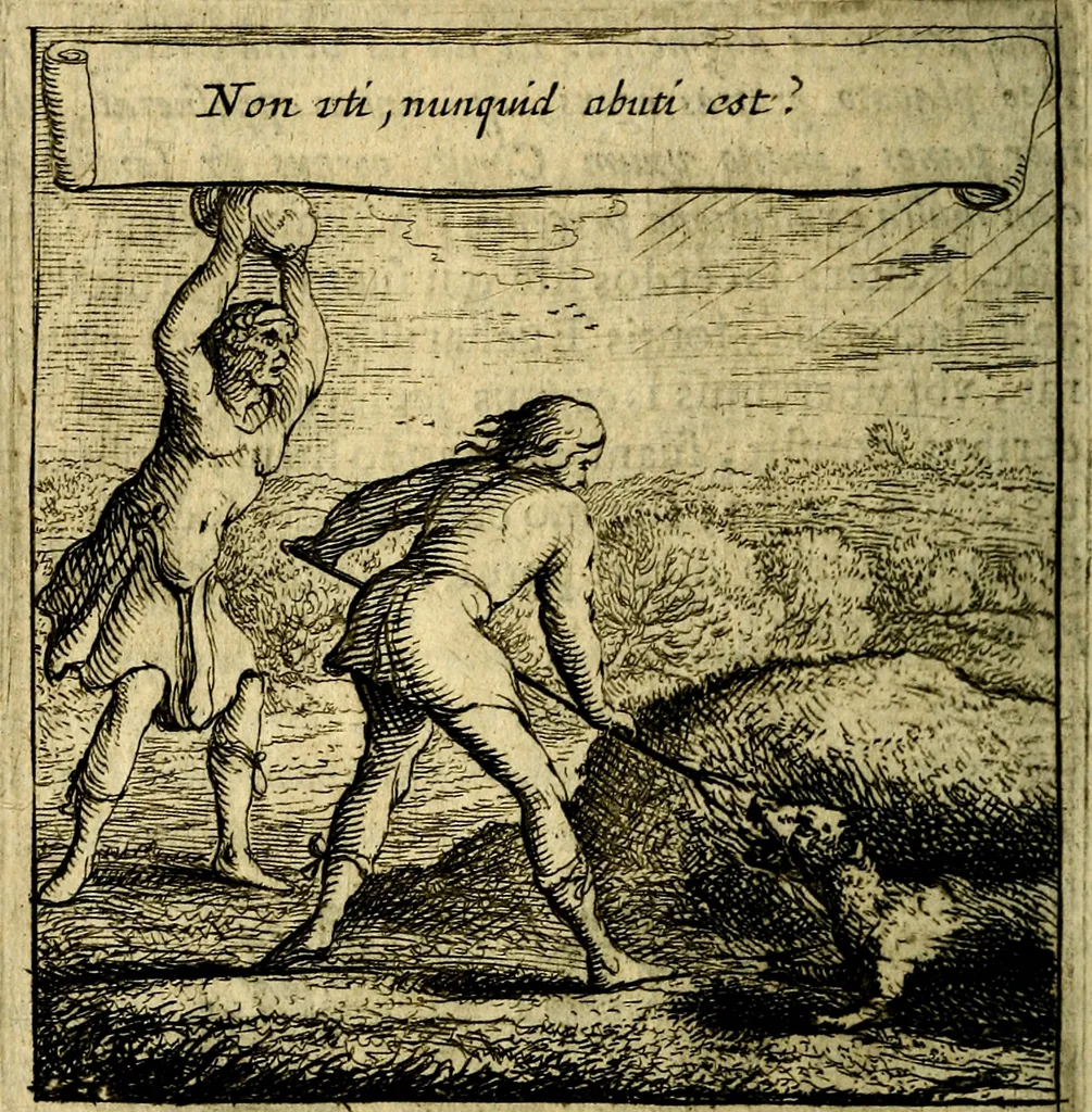 An illustration from Orphevs evcharisticvs. Sive devs absconditvs humanitatis illecebris illustriores mundi partes ad se pertrahens, vltroneas arcanae maiestatis adoratrices, 1657, leaf 411