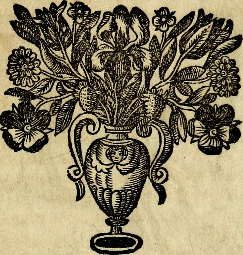 An illustration from Orphevs evcharisticvs. Sive devs absconditvs humanitatis illecebris illustriores mundi partes ad se pertrahens, vltroneas arcanae maiestatis adoratrices, 1657, leaf 422