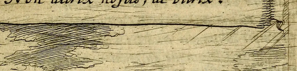 An illustration from Orphevs evcharisticvs. Sive devs absconditvs humanitatis illecebris illustriores mundi partes ad se pertrahens, vltroneas arcanae maiestatis adoratrices, 1657, leaf 456