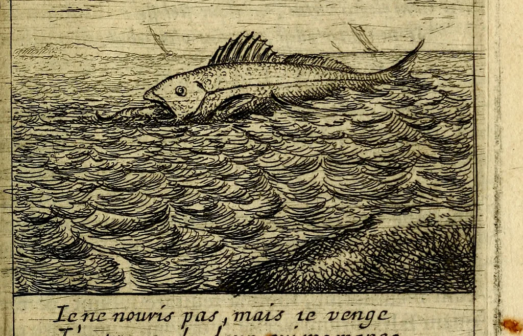 An illustration from Orphevs evcharisticvs. Sive devs absconditvs humanitatis illecebris illustriores mundi partes ad se pertrahens, vltroneas arcanae maiestatis adoratrices, 1657, leaf 456