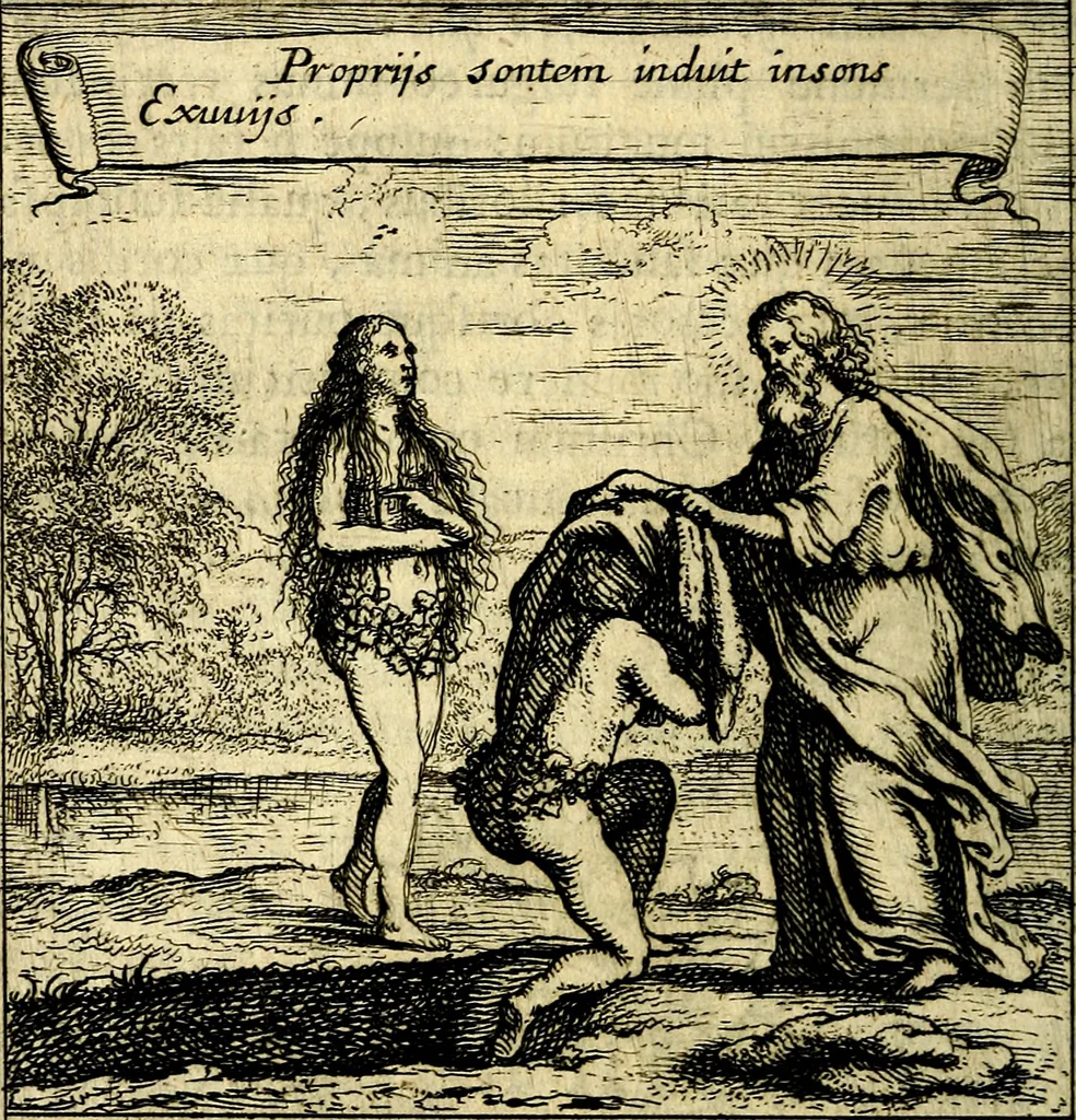 An illustration from Orphevs evcharisticvs. Sive devs absconditvs humanitatis illecebris illustriores mundi partes ad se pertrahens, vltroneas arcanae maiestatis adoratrices, 1657, leaf 95