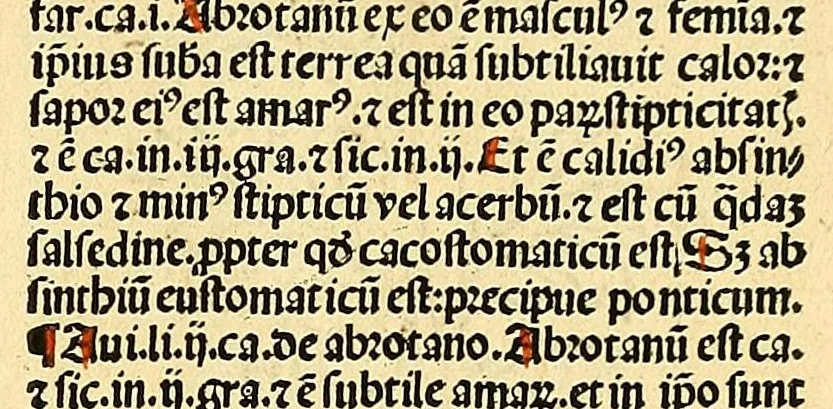 An illustration from Ortus sanitatis, leaf 23