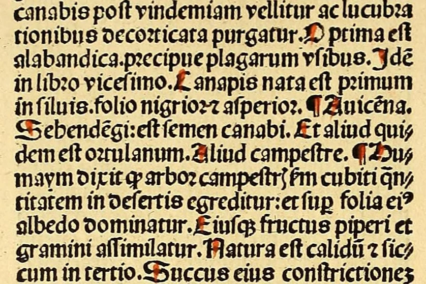 An illustration from Ortus sanitatis, leaf 84