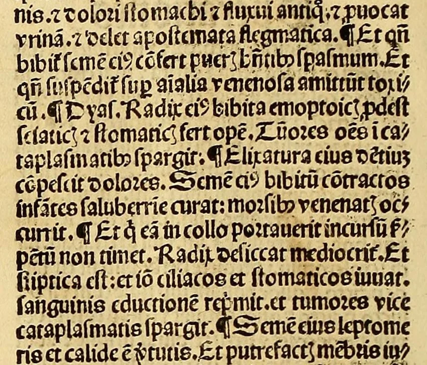 An illustration from Ortus sanitatis, leaf 64