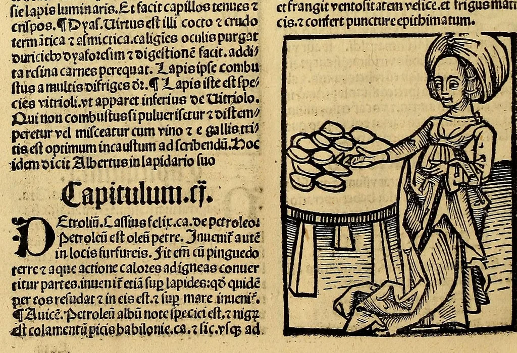 An illustration from Ortus sanitatis, leaf 654