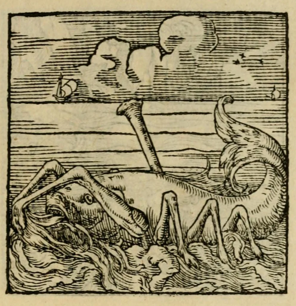 An illustration from Orvs Apollo de Ægypte De la signification des notes hieroglyphiques des Aegyptiens : cest a dire des figures par les quelles ilz escripuoient leurs mysteres secretz, & les choses sainctes & diuines, 1543, leaf 191