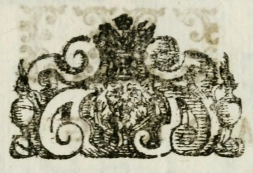 An illustration from Ossequio d'elicona : douuto dalle muse alla laurea di filosofia, et medicina del Signor Anania Pozzi : sotto gli auspitie dell' illustrissime, & reuerendissimo Monsignore Agostino Isimbardi conte &c. Vescouo di Cremona, leaf 25