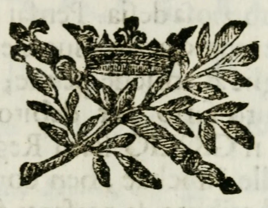 An illustration from Ossequio d'elicona : douuto dalle muse alla laurea di filosofia, et medicina del Signor Anania Pozzi : sotto gli auspitie dell' illustrissime, & reuerendissimo Monsignore Agostino Isimbardi conte &c. Vescouo di Cremona, leaf 7